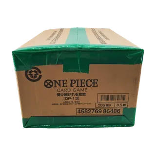 One Piece Card Game — Carrying On His Will [OP-13] — Sealed Case (JP)