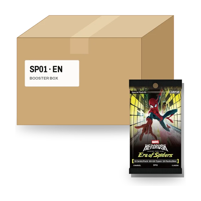 Marvel Hero Rush TCG — Era of Spiders [SP01] — Booster Box (Inggris)