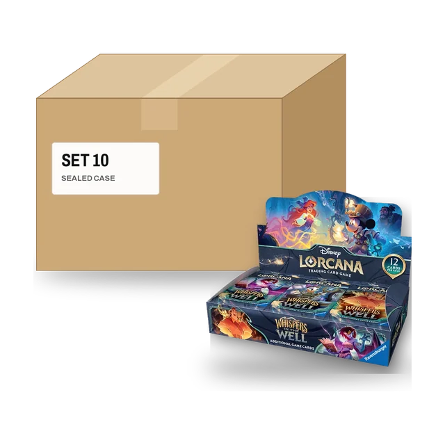 Disney Lorcana — Whispers in the Well [SET 10] — Sealed Case (Inggris)