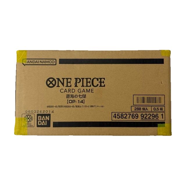 One Piece Card Game — The Azure Sea's Seven [OP-14] — Sealed Case (Jepang)