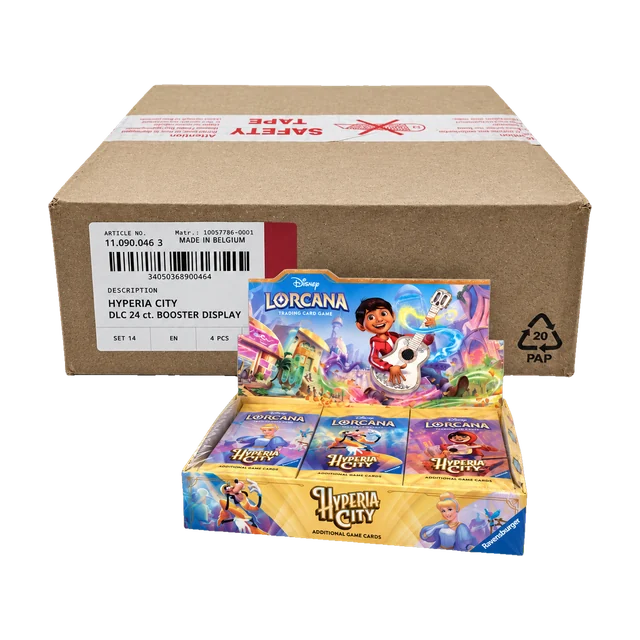 Disney Lorcana — Hyperia City [SET 14] — Sealed Case (Inggris)